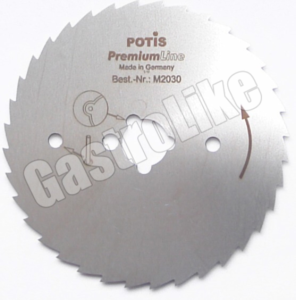Potis Kreismesser gezahnt